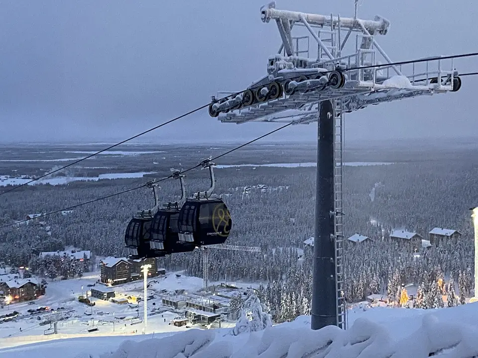 Gondola in Levi, Finland