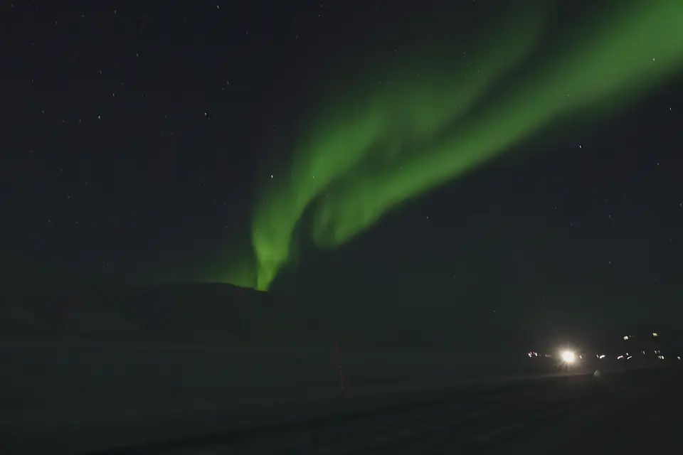 Aurora Boreal em Adventdalen